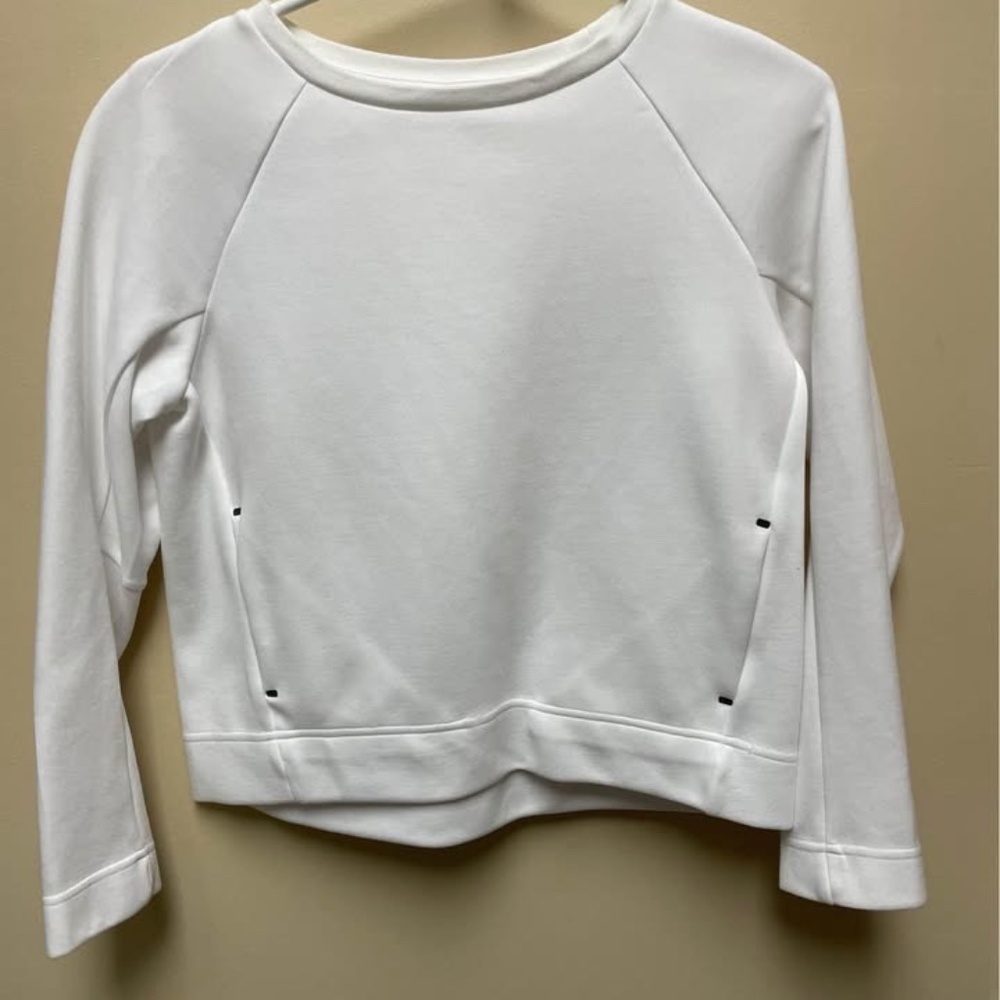 White Long Sleeve Sweatshirt